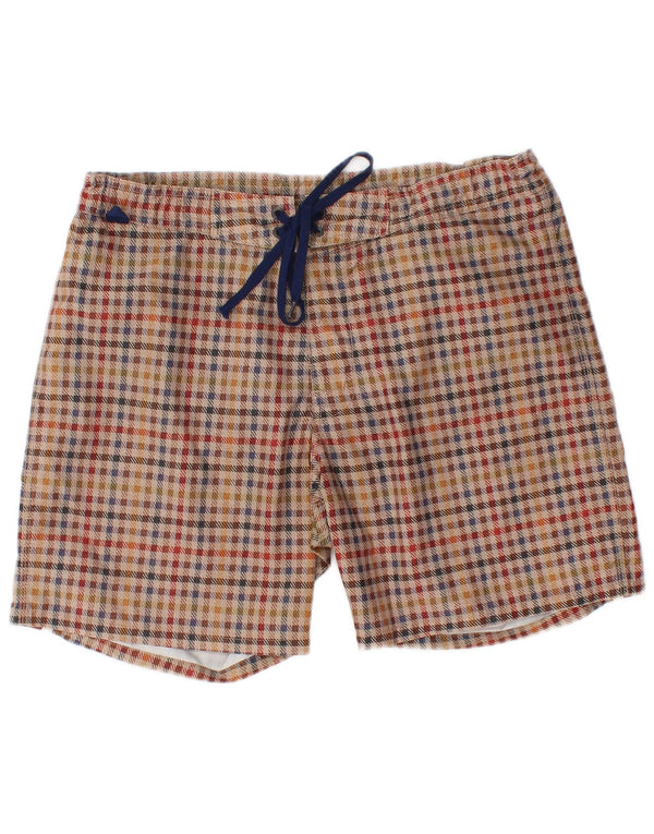 Pantaloncini da bagno da uomo Sundek, poliestere medio a quadri multicolore