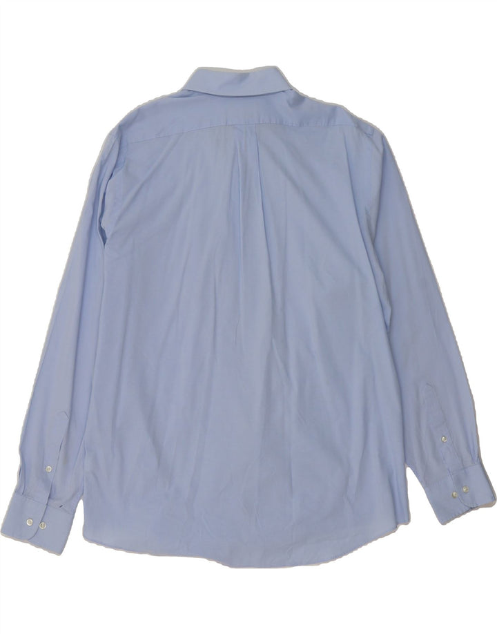 CHAPS Mens Shirt Size 17 1/2 XL Blue Vintage Chaps and Second-Hand Chaps from Messina Hembry 
