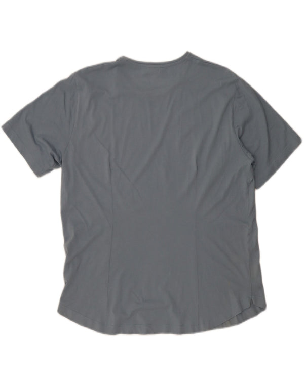 JIGSAW Womens T-Shirt Top UK 16 Large Blue Cotton