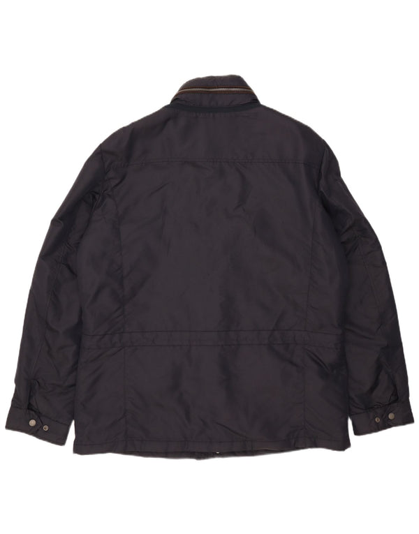 Giacca utility da uomo con cappuccio Geox UK 46 3XL Blu Navy