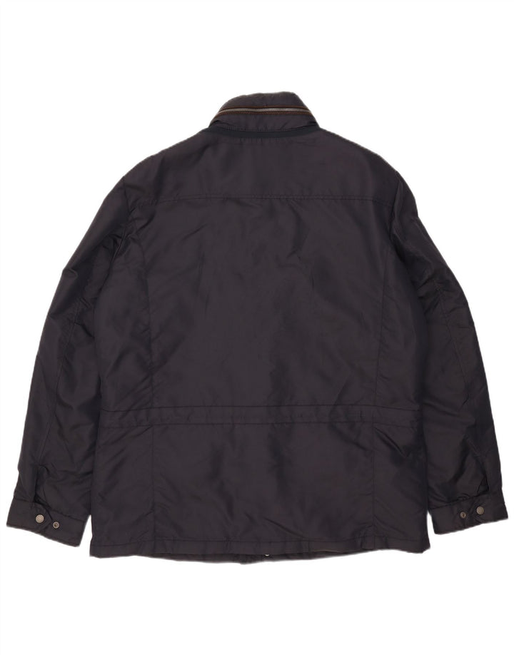 Giacca utility da uomo con cappuccio Geox UK 46 3XL Blu Navy