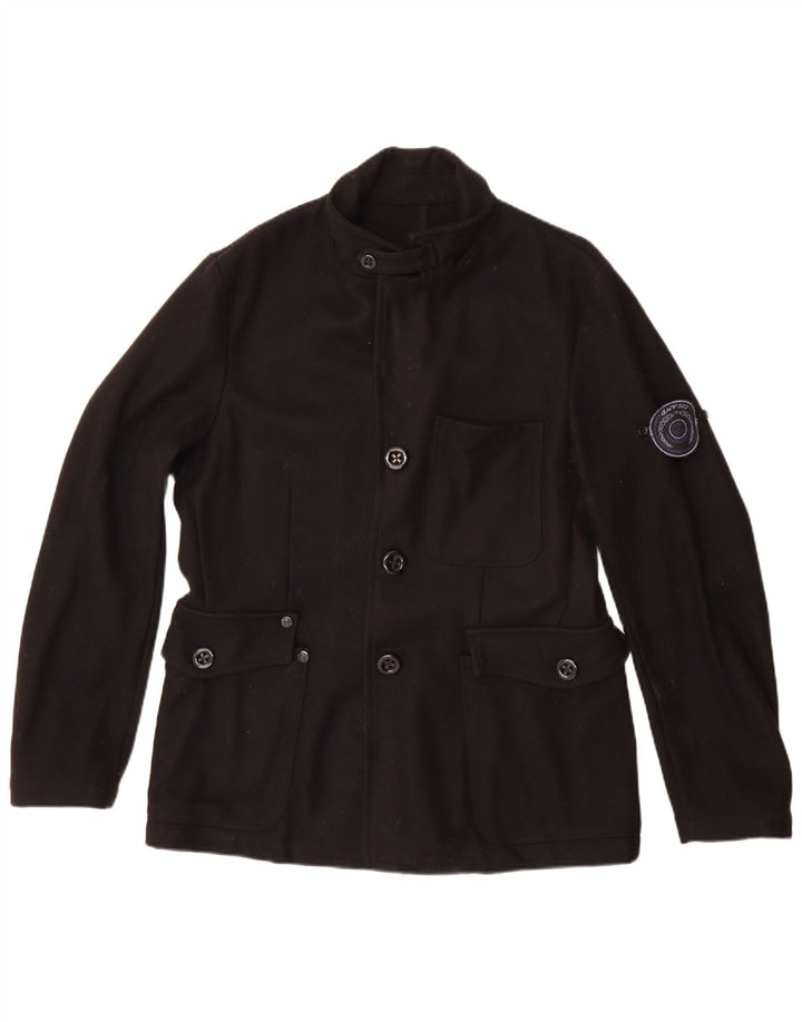 Giacca utilitaria da uomo VINTAGE UK 40 grande nera