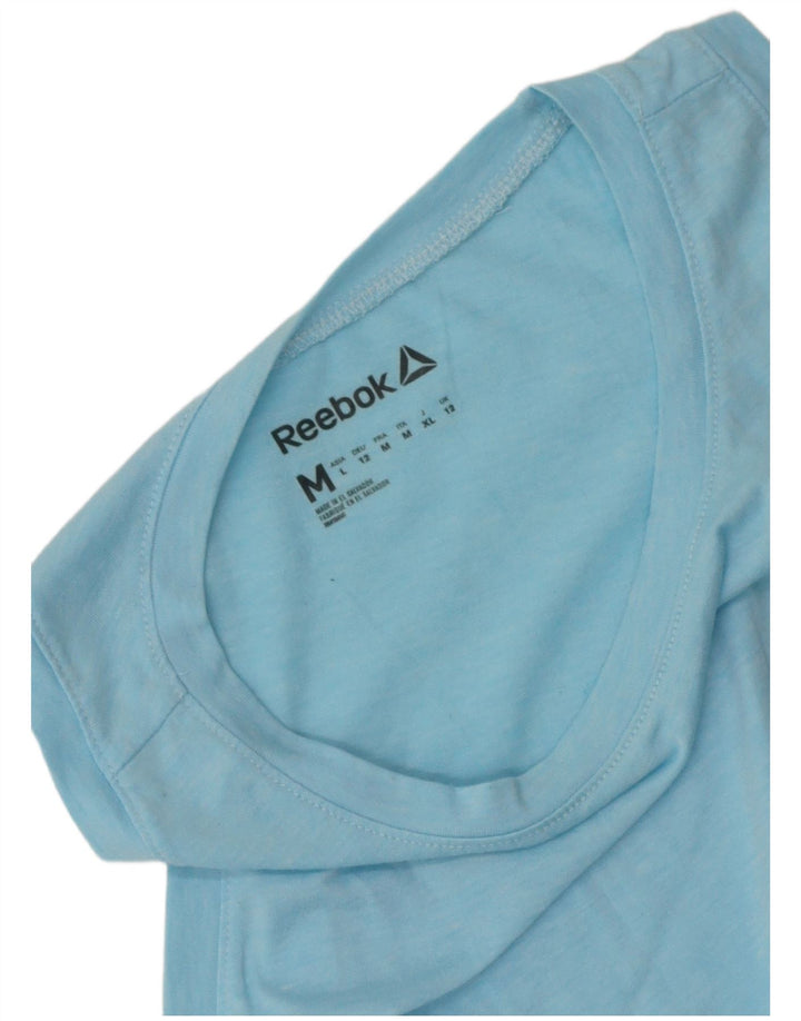 Canottiera Reebok da donna UK 12 blu medio