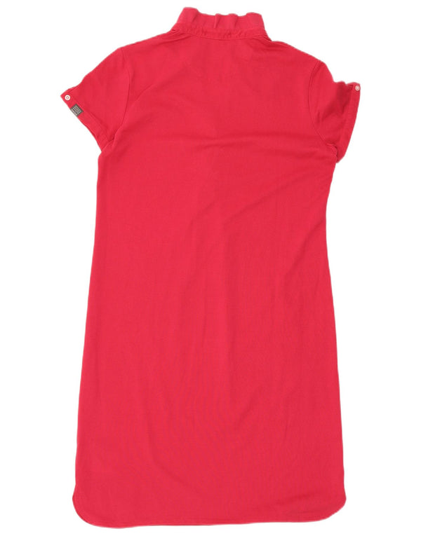 Abito a trapezio da donna Geox UK 10 piccolo in cotone rosa