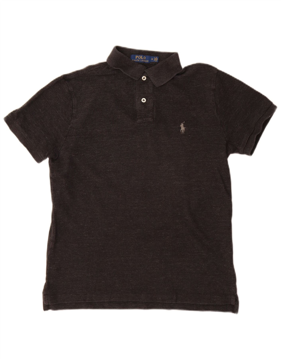 Polo Ralph Lauren da uomo in cotone grigio medio