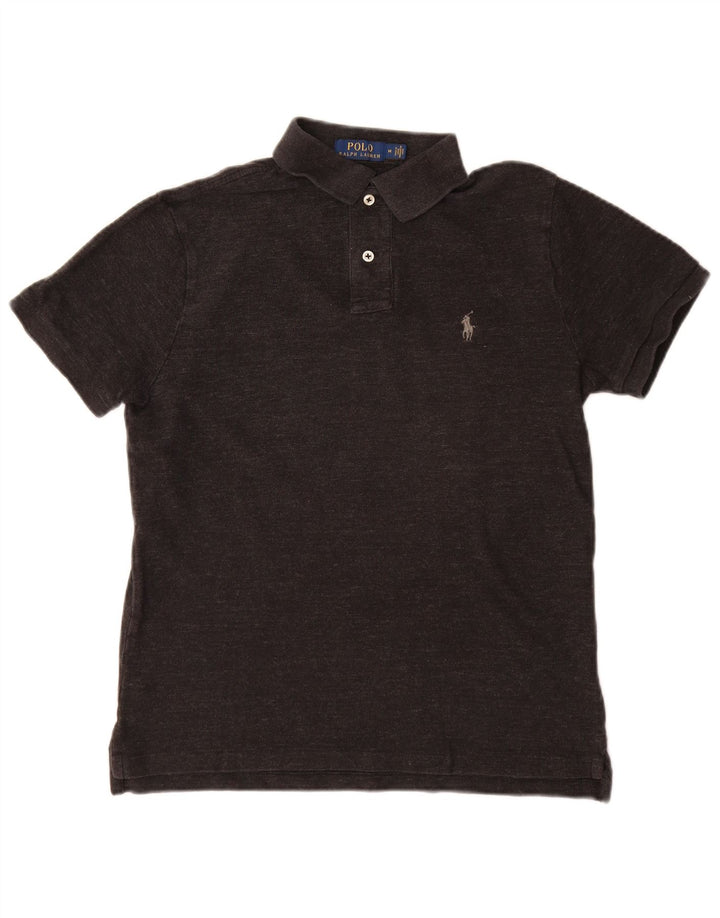 Polo Ralph Lauren da uomo in cotone grigio medio