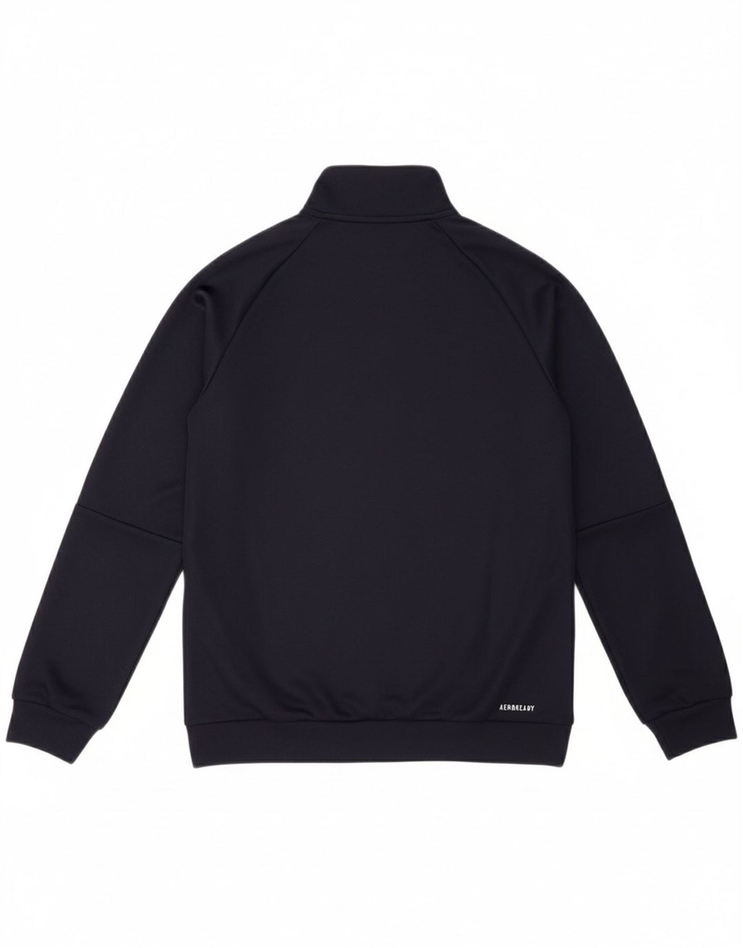 ADIDAS Boys Aeroready Tracksuit Top Jacket 11-12 Years Navy Blue Polyester