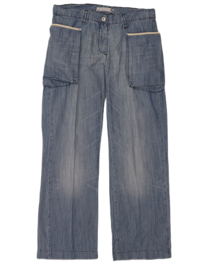 SERGIO TACCHINI Jeans larghi da donna IT 44 Medio W30 L28 Cotone blu