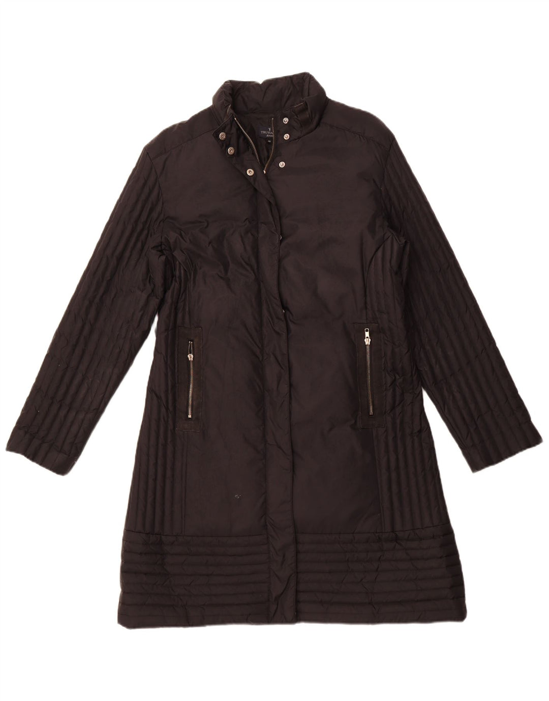 Piumino Donna TRUSSARDI JEANS IT 48 XL Nero Poliammide