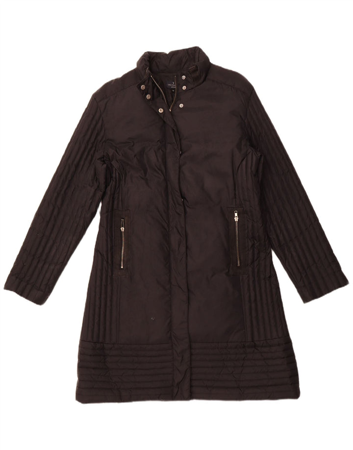 Piumino Donna TRUSSARDI JEANS IT 48 XL Nero Poliammide