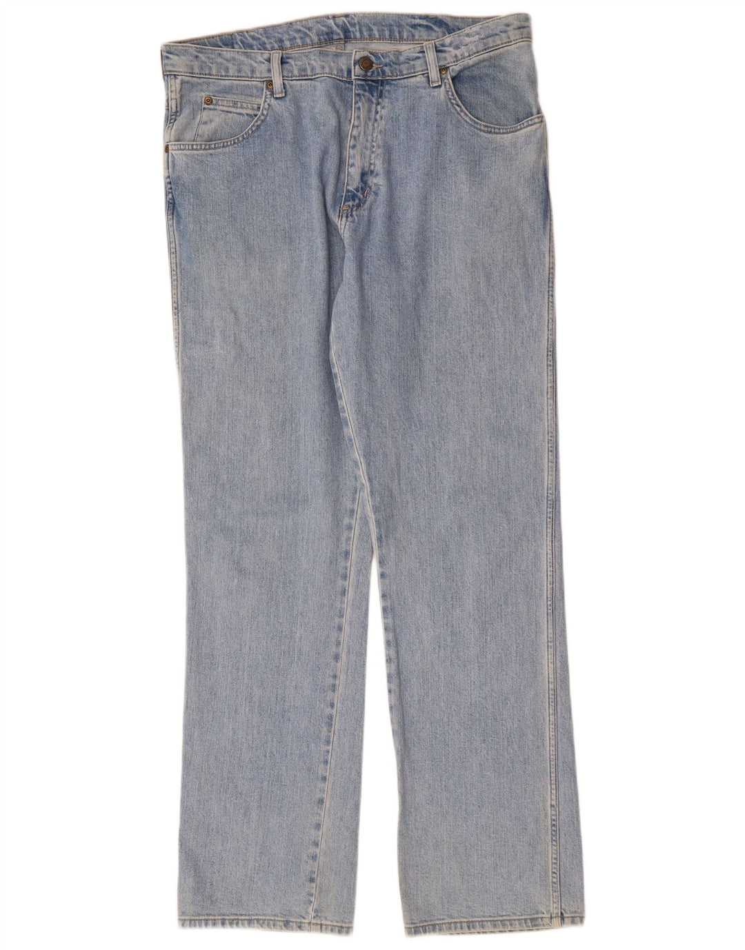 Jeans dritti da uomo vestibilità regolare WRANGLER W36 L32 cotone blu