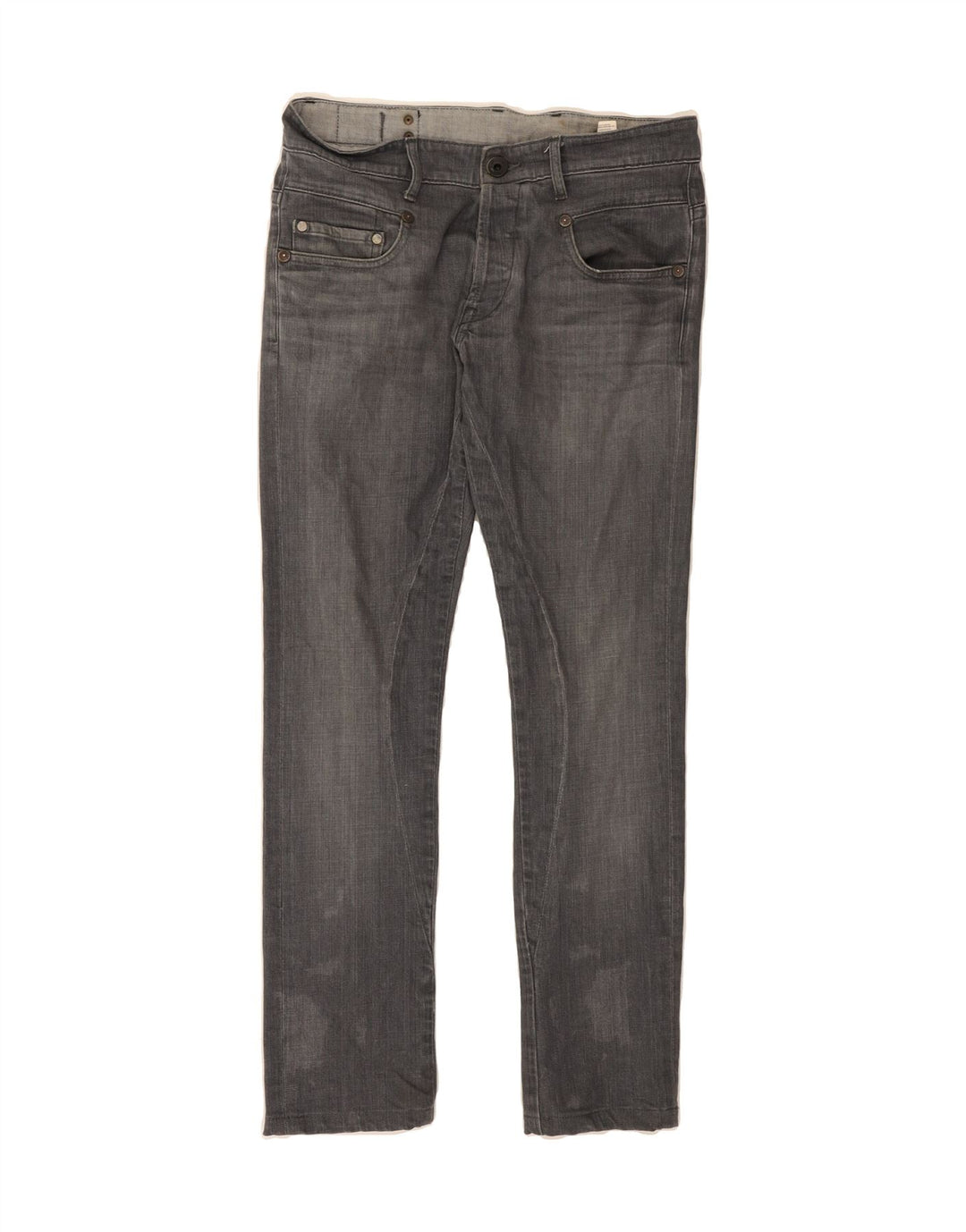 G-STAR Mens 3301 Slim Jeans W31 L29 Grey Cotton Vintage G-Star and Second-Hand G-Star from Messina Hembry 