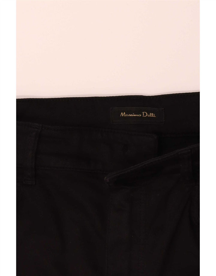 Jeans slim a vita alta da donna Massimo Dutti EU 40 medio W30 L30 nero