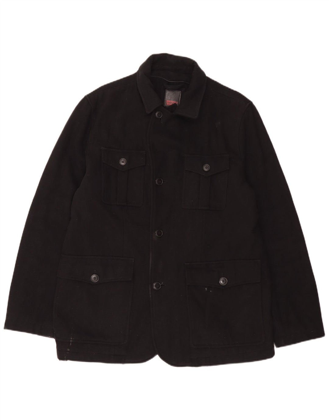 Giacca utility da uomo Levi's UK 40 Large in lana nera
