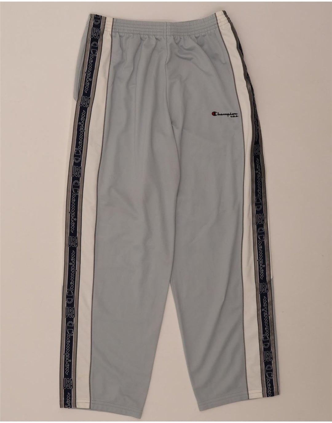 Pantaloni da tuta grafica da uomo Champion XL Poliestere color block blu