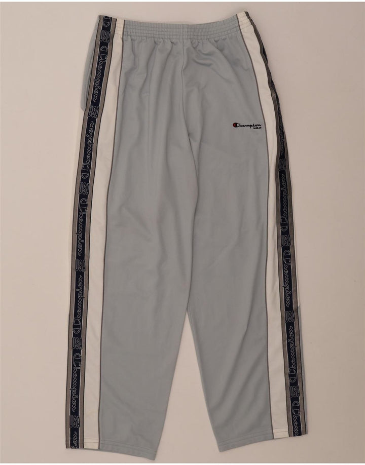 Pantaloni da tuta grafica da uomo Champion XL Poliestere color block blu