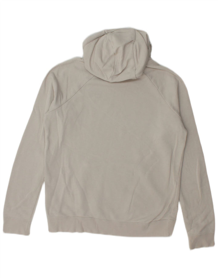 Felpa con cappuccio da uomo Nike Small in cotone bianco