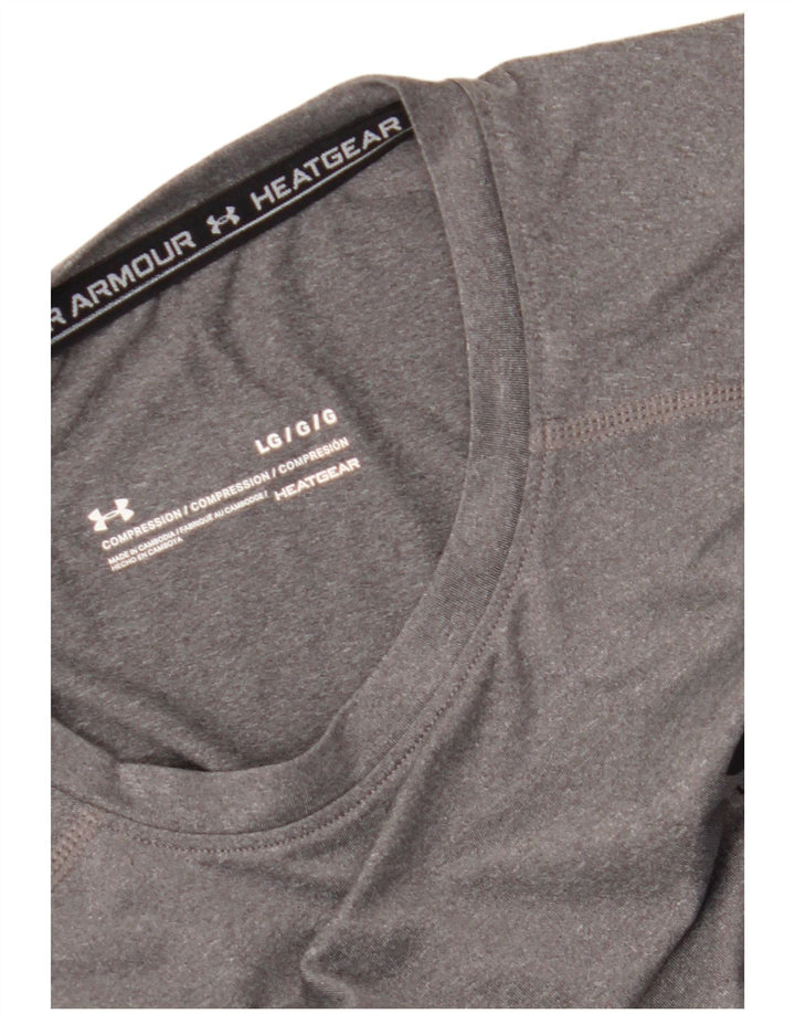 Canottiera Under Armour da uomo Heat Gear, grande, grigia