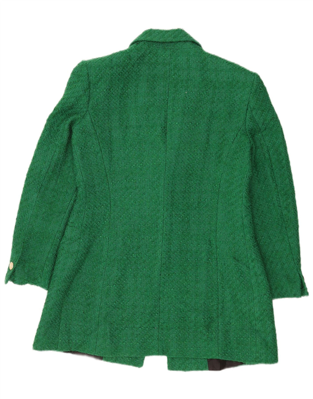 Giacca blazer a 1 bottone da donna Zara UK 16 grande acrilico verde