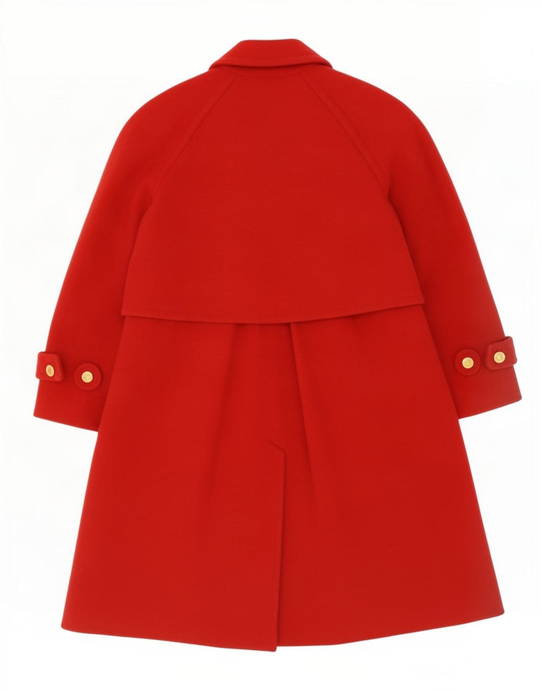 Soprabito oversize da donna vintage EU 40 lana rossa media