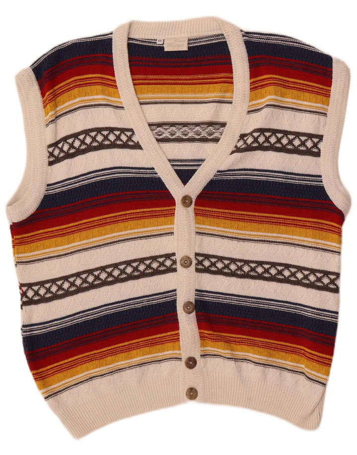 Maglione cardigan da uomo San Marco IT 50 medio a righe multicolore