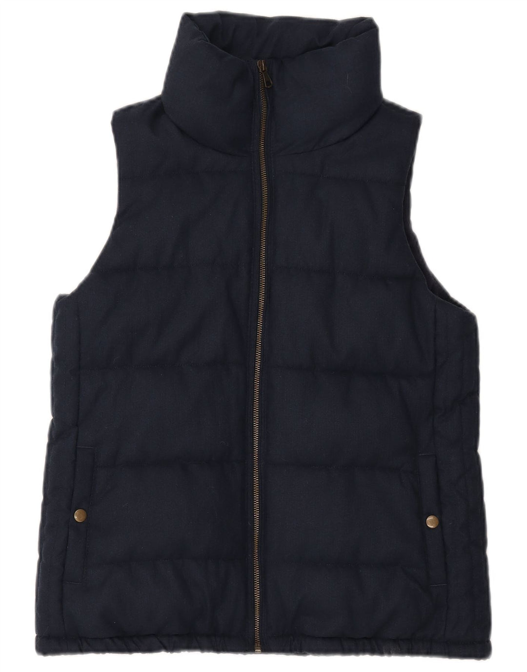 Gilet imbottito da donna Old Navy UK 10 piccolo poliestere blu navy