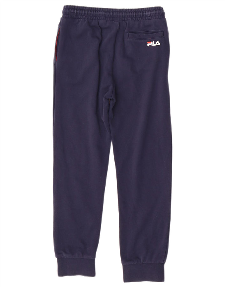 Pantaloni della tuta da ragazzo Fila Joggers 9-10 anni in cotone blu navy
