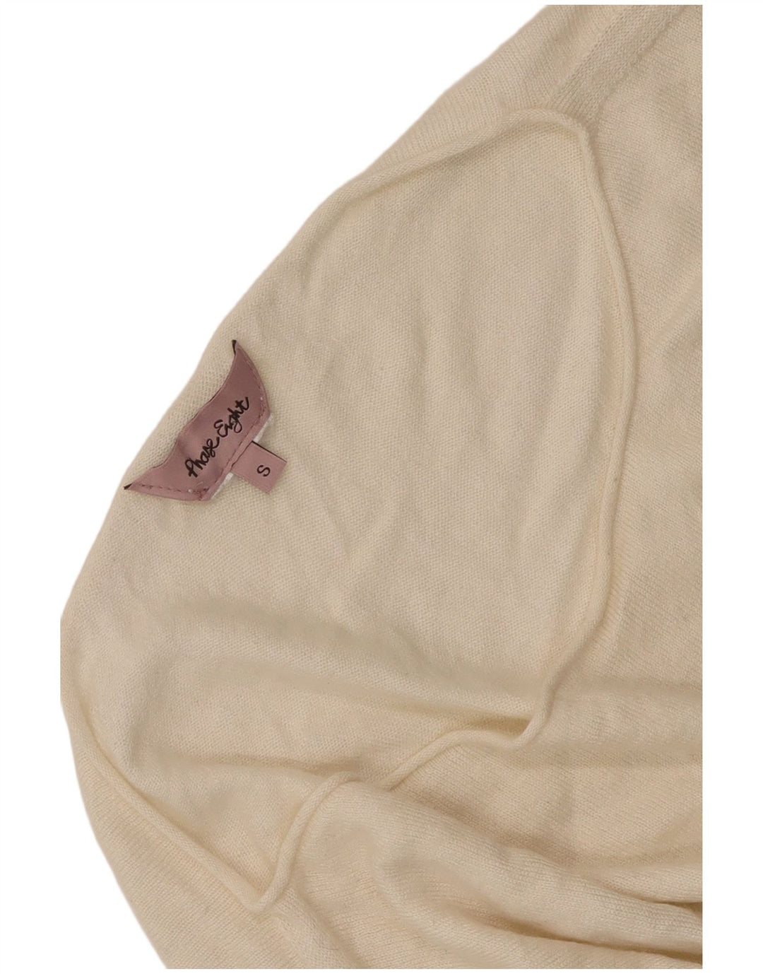 Maglione da donna Phase Eight con scollo a barca a pipistrello UK 10 piccolo bianco sporco