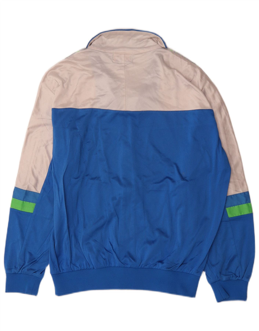Giacca sportiva da uomo con grafica Asics, giacca grande, color block blu