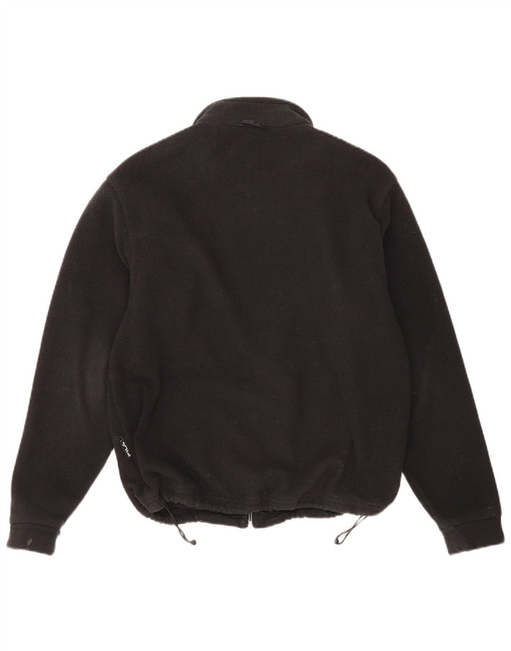 Giacca in pile da uomo Fila Liner UK 36 Small poliestere nero