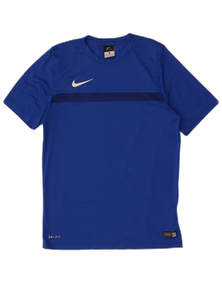 T-shirt NIKE Dri Fit da uomo, blu medio, in poliestere
