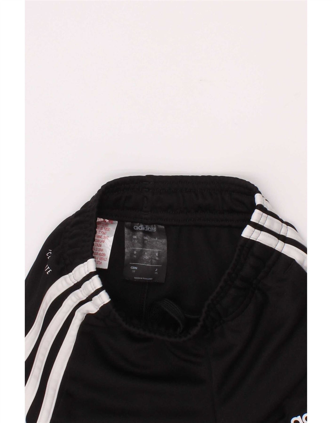 Pantaloni della tuta Adidas Climalite da ragazzo 2-3 anni in poliestere nero