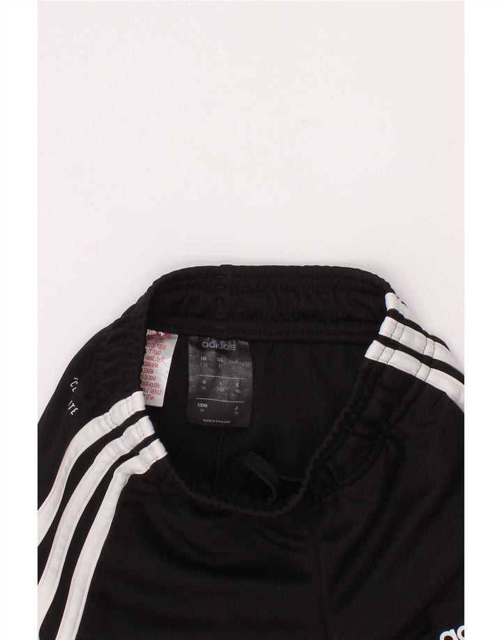 Pantaloni della tuta Adidas Climalite da ragazzo 2-3 anni in poliestere nero