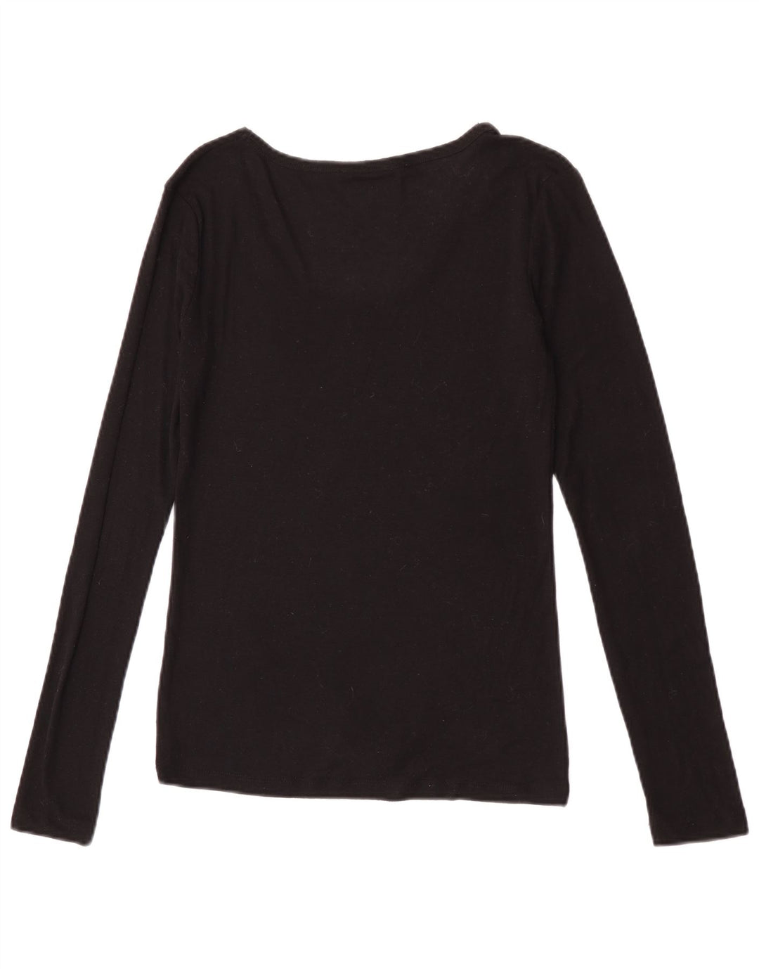 Top Zara da donna a maniche lunghe UK 12 medio nero