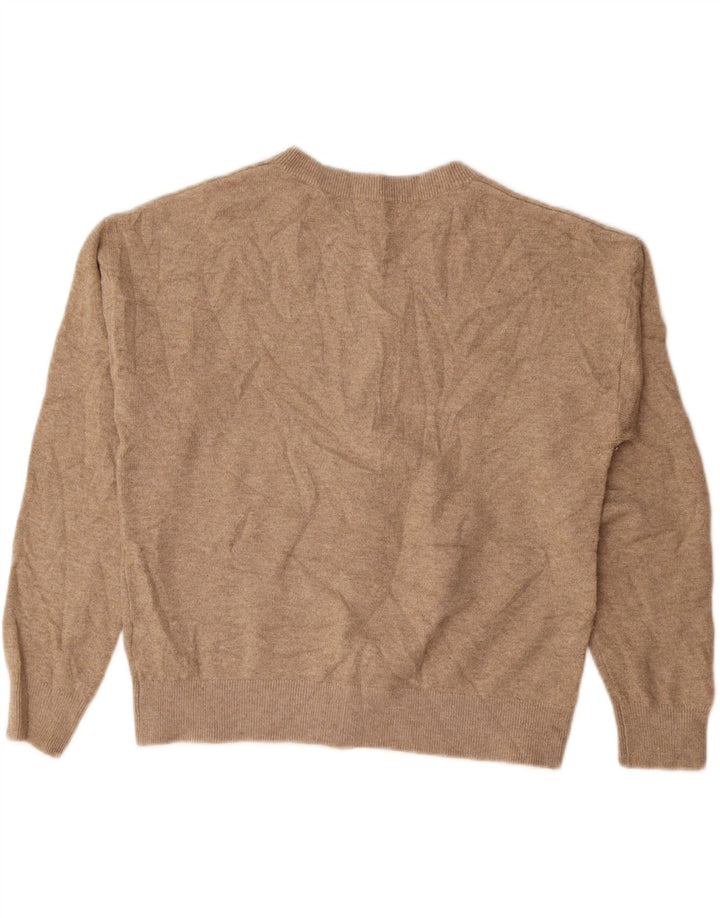 Maglione cardigan oversize da donna Marks & Spencer UK 14 Beige medio