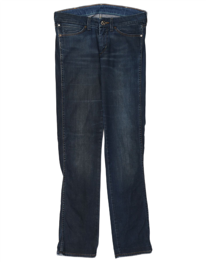 Jeans dritti Wrangler da donna Sofia W30 L36 cotone blu