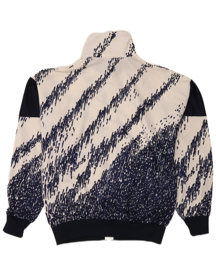 Giacca da tuta da uomo vintage color block medio blu navy