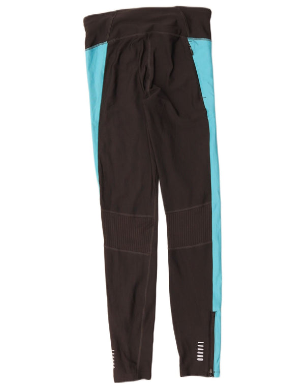 Leggings Heat Gear da donna Under Armour UK 8 Small Black Colourblock