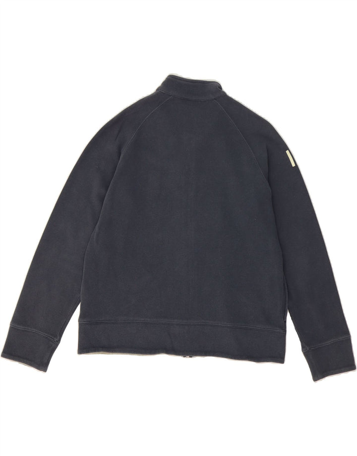 SERGIO TACCHINI Womens Tracksuit Top Jacket IT 46 Large Navy Blue Cotton Vintage Sergio Tacchini and Second-Hand Sergio Tacchini from Messina Hembry 