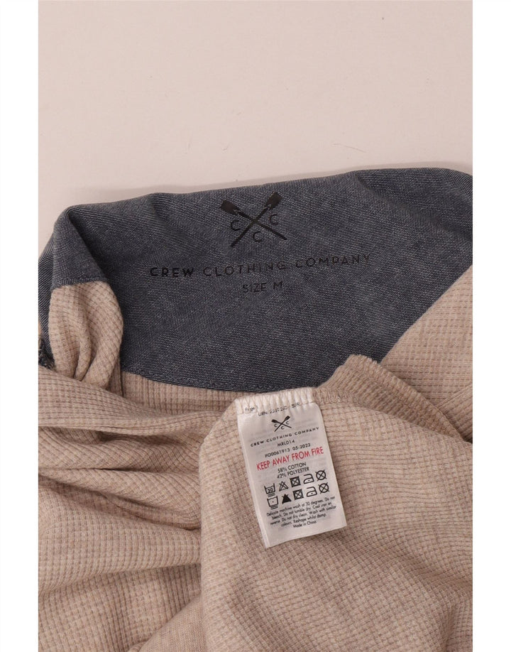 Crew Clothing Felpa con cappuccio da uomo in cotone beige medio