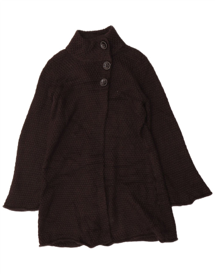 Maglione cardigan autografo da donna Marks & Spencer UK 14 medio nero