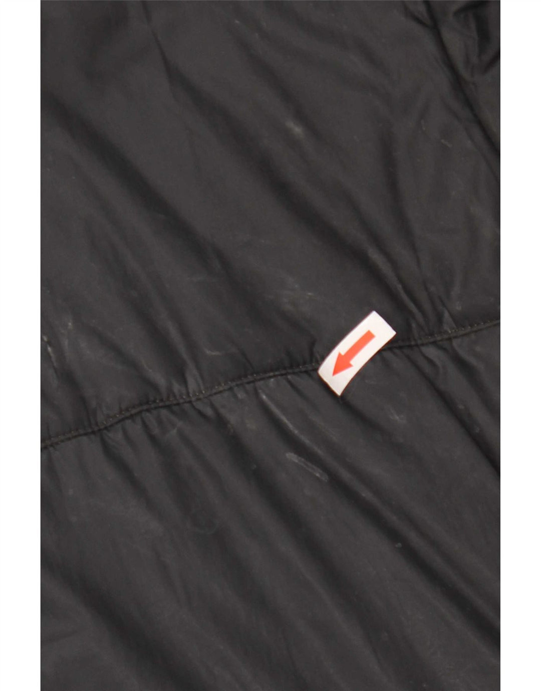 Giacca imbottita oversize con cappuccio Nike Therma-Fit da donna UK 14 media nera