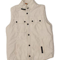 TUCANO URBANO Boys Padded Gilet 9-10 Years White Polyester Vintage Tucano Urbano and Second-Hand Tucano Urbano from Messina Hembry 