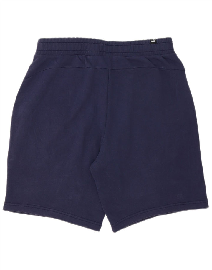 Pantaloncini sportivi grafici PUMA da uomo grandi blu navy
