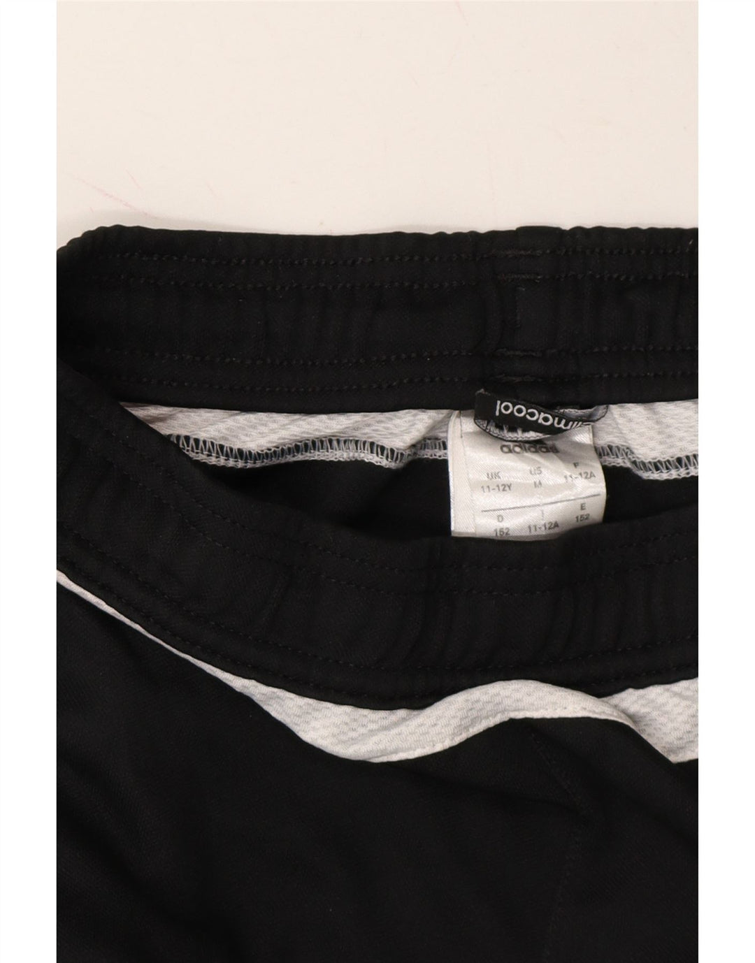 ADIDAS Girls Climacool Tracksuit Trousers 11-12 Years  Black Polyester Vintage Adidas and Second-Hand Adidas from Messina Hembry 