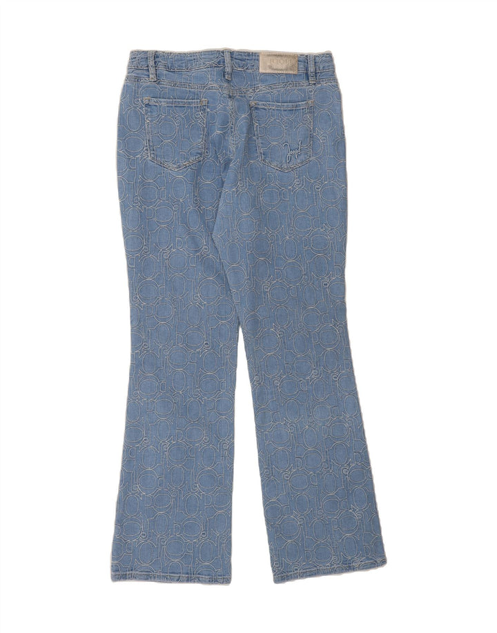 JOOP Womens Graphic Slim Fit Bootcut Jeans W30 L30 Blue Cotton Vintage Joop and Second-Hand Joop from Messina Hembry 