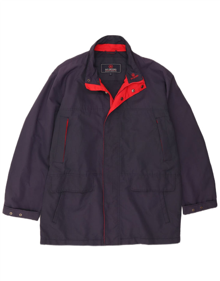 Giacca antipioggia da uomo Ivy Oxford IT 54 2XL Poliestere blu navy