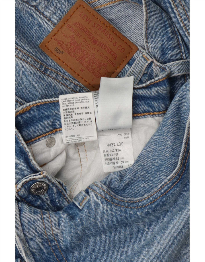 Levi's Uomo 501 Jeans dritti W32 L30 Cotone Blu