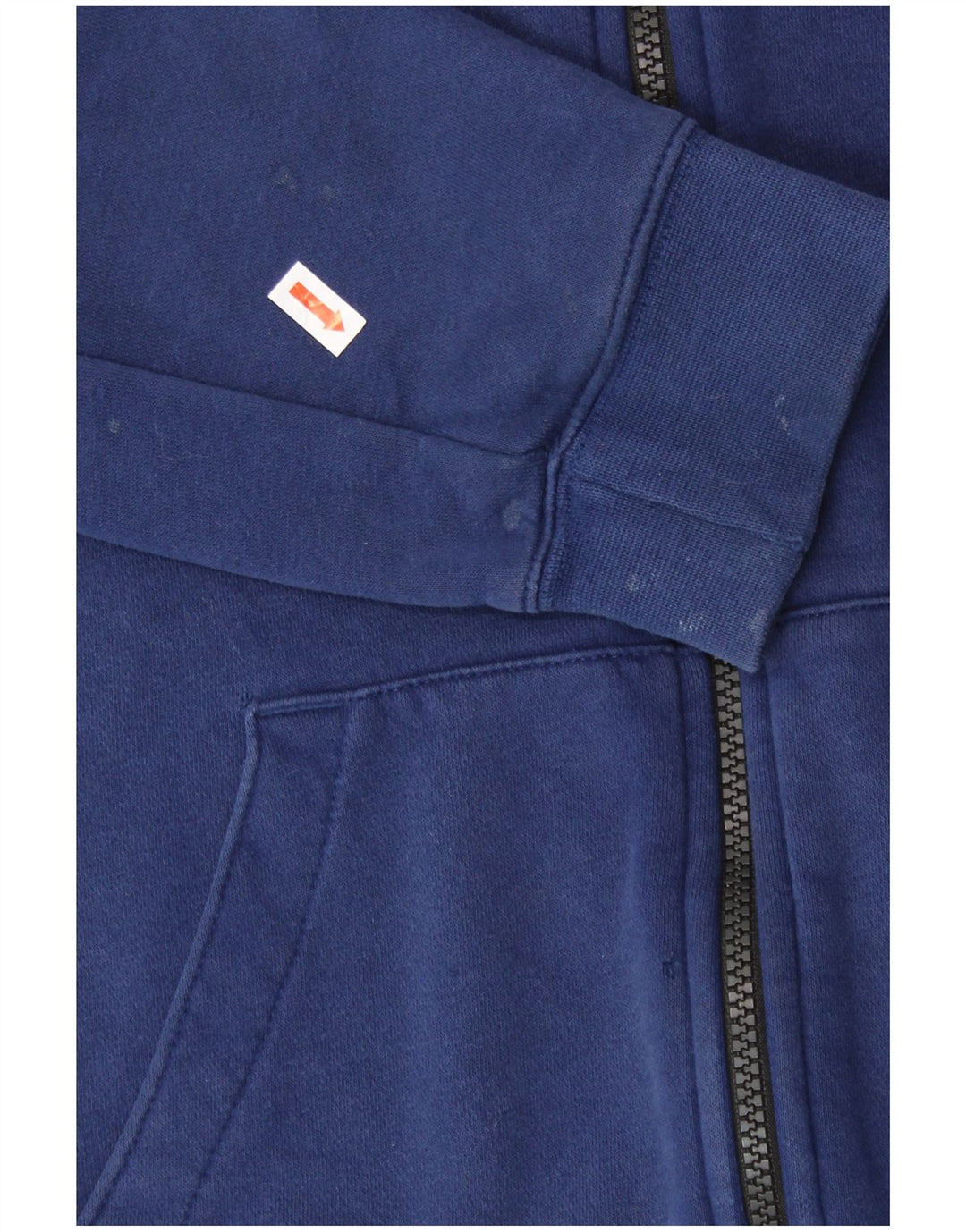 Felpa con cappuccio e zip Nike Air da ragazzo, 13-14 anni, XL, in cotone color block blu