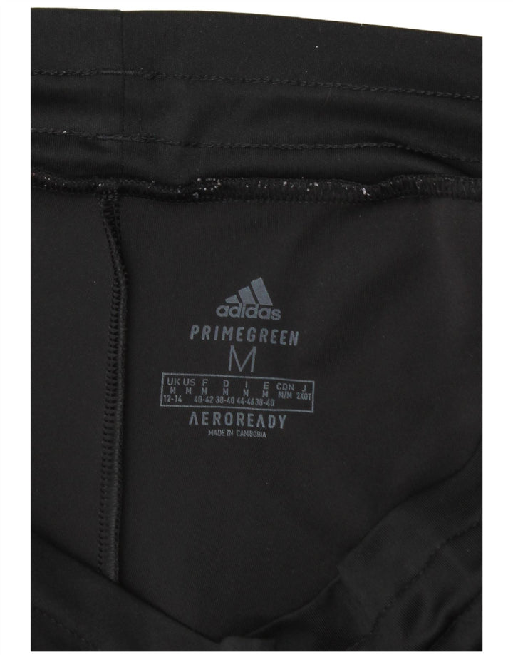 Pantaloni da tuta Adidas Aeroready da donna UK 12/14 Medium Nero Poliestere